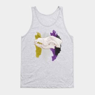 Living Skull: Enby Tank Top